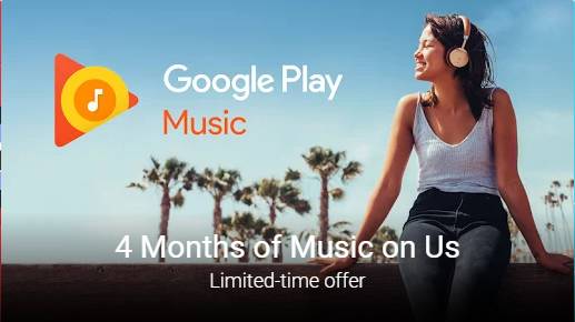 Google Offer 4 Month Free Trials For Play Music & YouTube Red